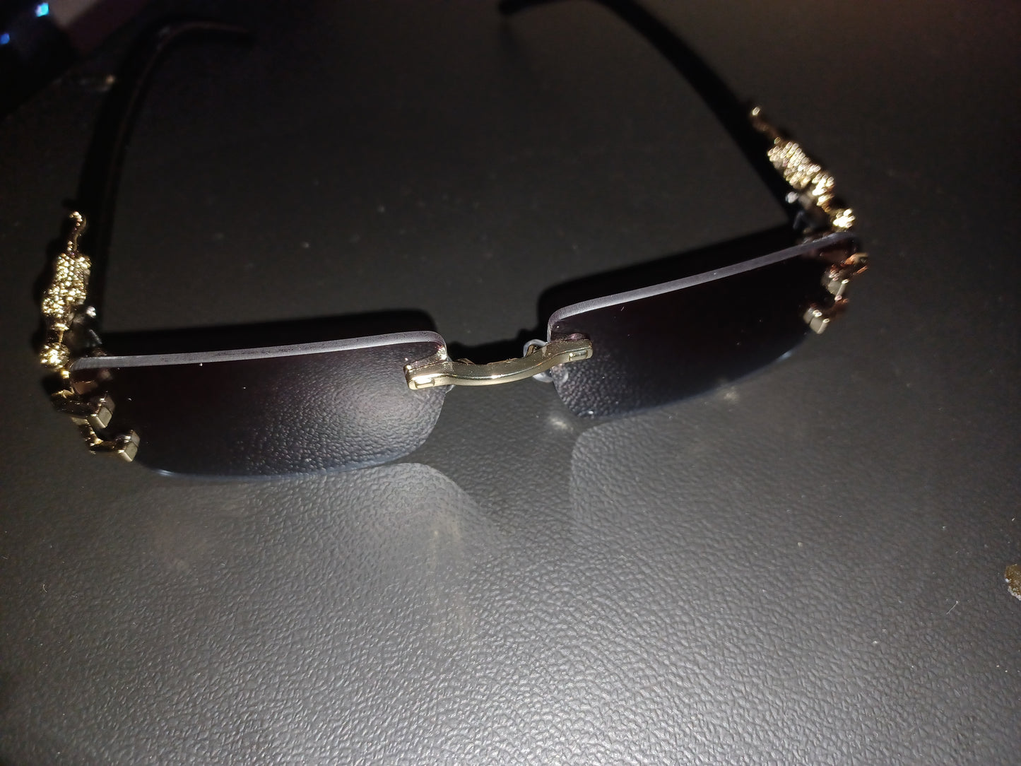 brown/blue Fashion Fashion with Anti-Glare - Metal Frame, Gradient Lens