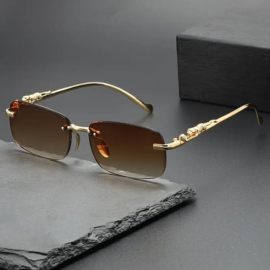 Golden frame champagne